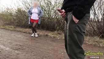 Unwittingly Exposing Myself In A Park, A Curious Mom Takes Notice Of My Erection. I Capture The Encounter On A Covert Camera For Your Viewing Pleasure.