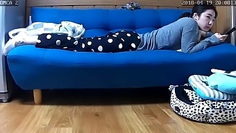 Korean Webcam Model'S Unexpected Encounter During Solo Session