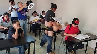 The Making Of A Teen Sex Tape: A Schoolgirl-Themed Scene
