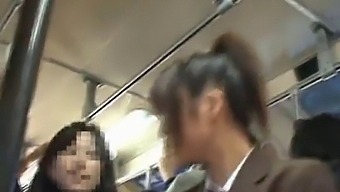 A Japanese Beauty Engages In Public Intercourse