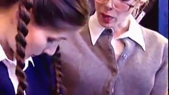 Young Teacher And Students Explore Lesbian Desires
