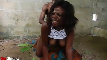 Unwittingly Got Caught By The Farmer While Having Sex On His Property