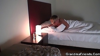 Three Mature Women And Two Young Men Engage In Sexual Activities