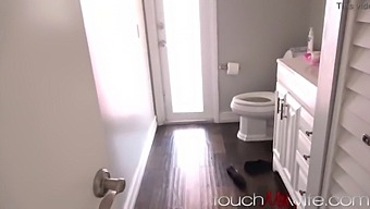 Young And Petite Wife Gets Fucked By Her Husband'S Best Friend On Camera