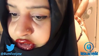 Hijab-Wearing Woman With A Big Butt Gets Spanked And Analed As Punishment!