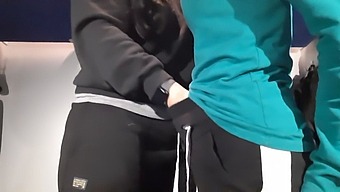 Two Horny Lesbians Have Steamy Sex With A Stranger In A Train Compartment - Lesbian Illusion Girls