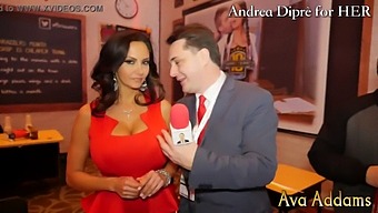 Ava Addams Sensually Massages Her Breasts For Andrea Diprè'S Pleasure