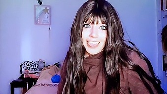 Beautiful Brunette Gets Pounded By Huge Dildo In Pov