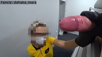 Asian Maid Discovers Guest Masturbating And Joins In For A Wild Experience