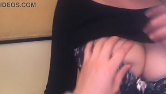 Japanese Teen With Large Breasts Has Her Breasts Touched