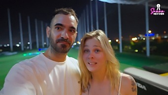 Amateur Teen Blonde Gives Handjob And Gets Vagina Fucked On The Golf Course - Sammmnextdoor Date Night #25