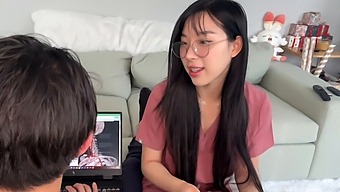 Hd Pov Video: Medical Student Elle Lee'S Steamy Tutorial Session