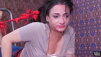 Violet Sky'S Face Drenched In Cum