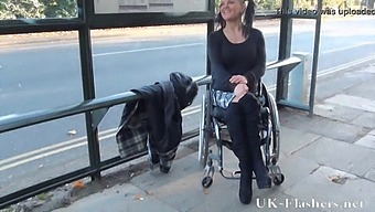 A Pornstar With A Disability Flaunts In Public