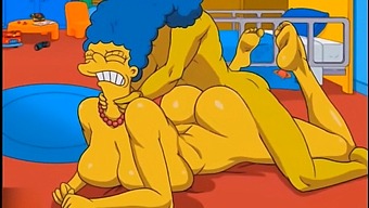 Marge'S Anal Creampie And Squirting Orgasm In Hentai Video