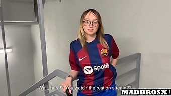 Interracial Couple Gets Double Teamed By Psg Fans In The Stadium Corridors