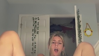 Solo Girl Reaches Orgasm While Her Parents Are Away