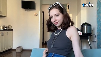 Met A Pretty Ukrainian Schoolgirl On The Street And Had Sex With Her The Same Day