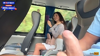 Public Penis Jerking Off On A Bus With A Crowd Of People – Hand Stimulation Makes Him Cum Hard!